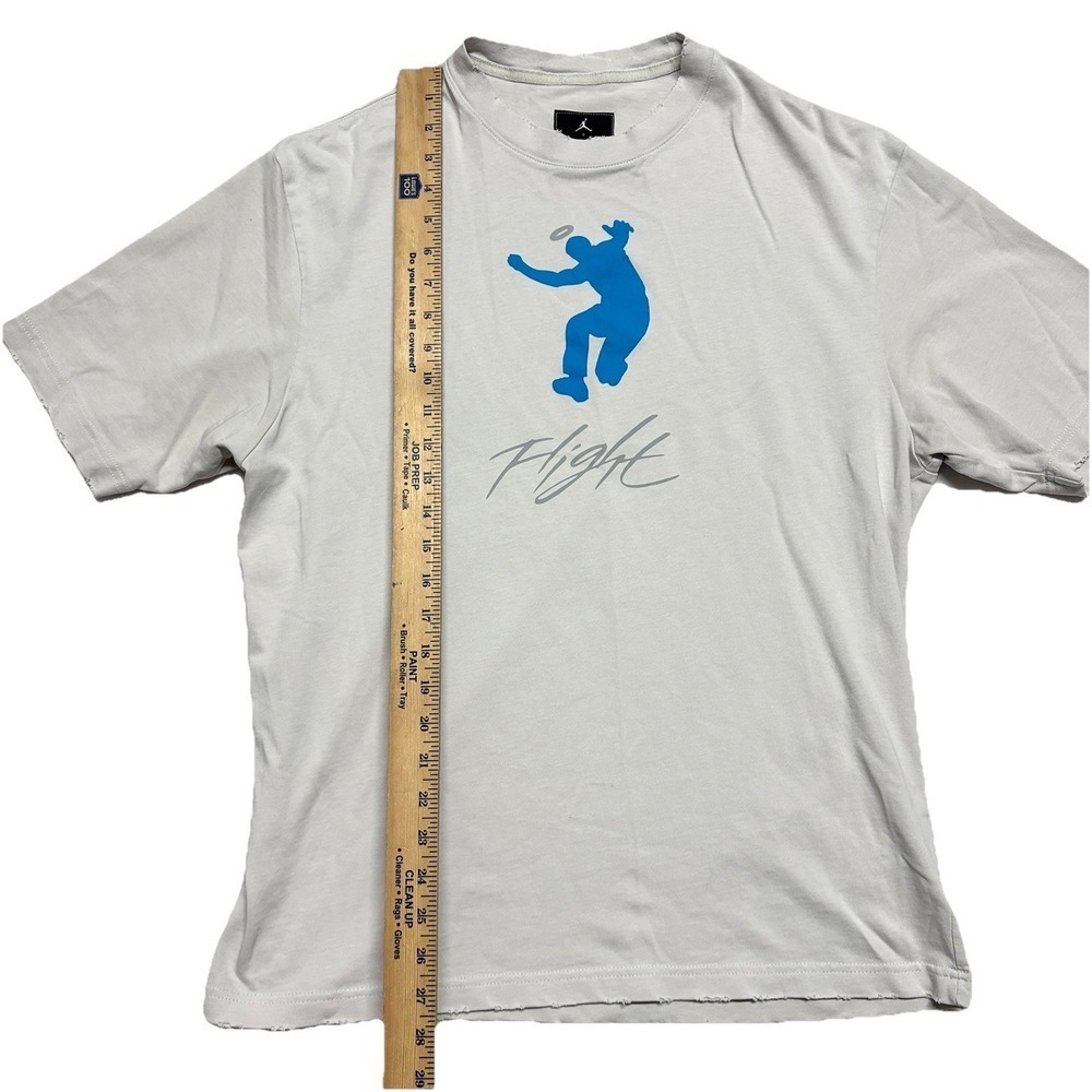 NIKE AIR JORDAN X Union LA Logo T- Shirt Adult Size Medium Gray Flight Shirt - Picture 8 of 9